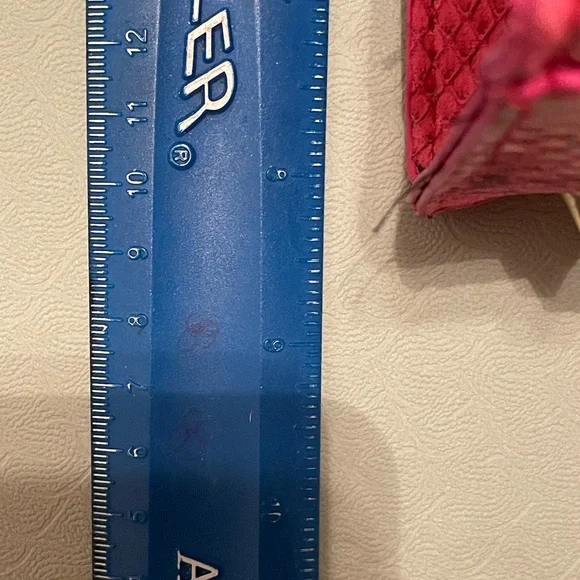 Pink Snakeskin Crossbody Purse - Picture 9 of 9